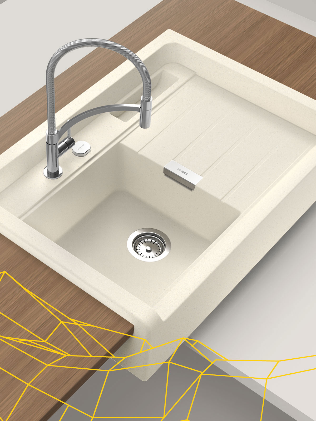 Modular kitchen sink