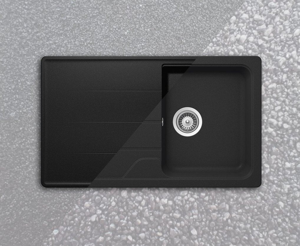 Sinks based on quartz sand