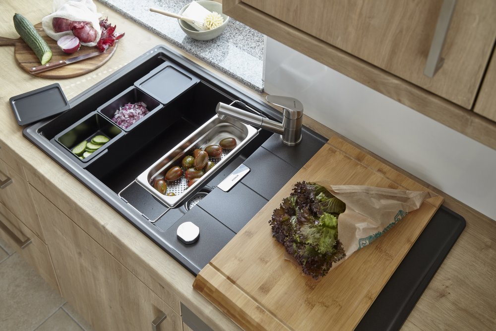 SCHOCK_TIA D-100L in Stone und Evinas in Edelstahl massiv