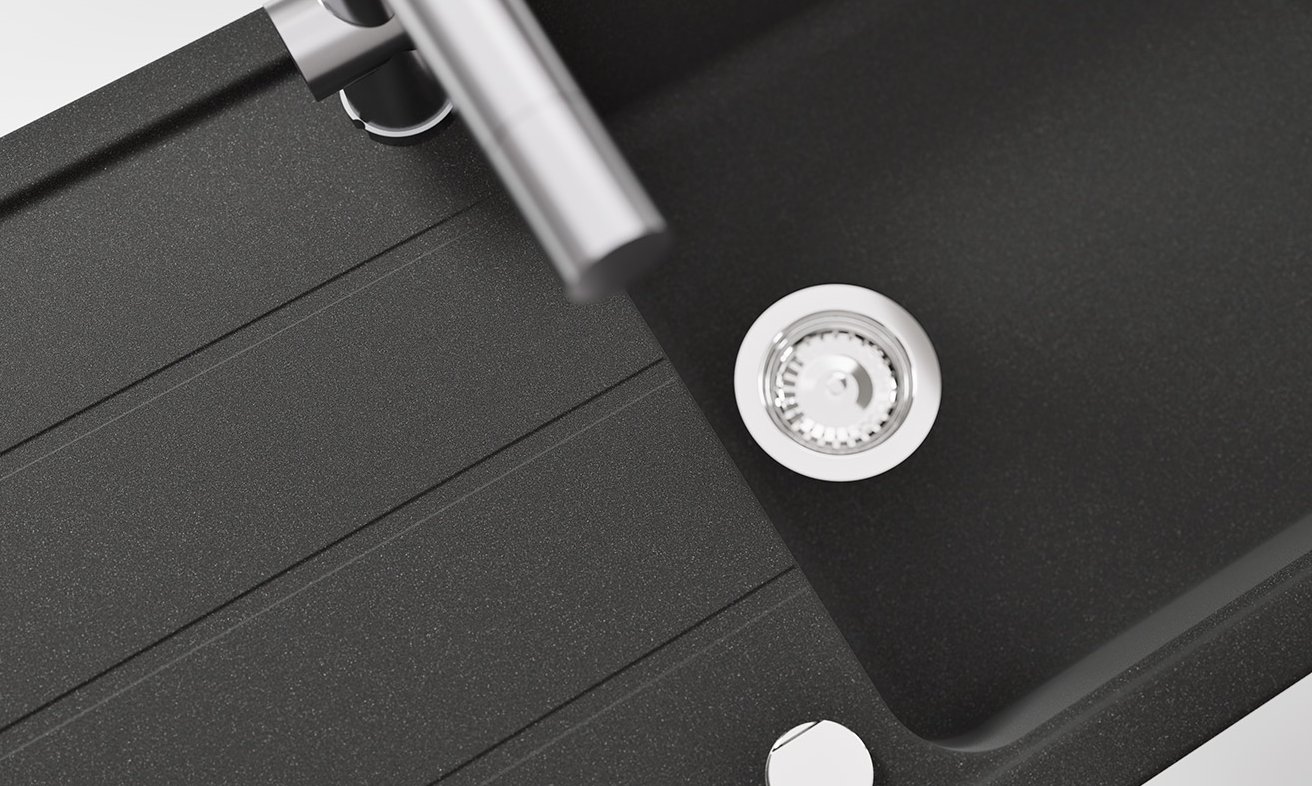 SCHOCK CRISTALITE® Küchenspüle und Armatur