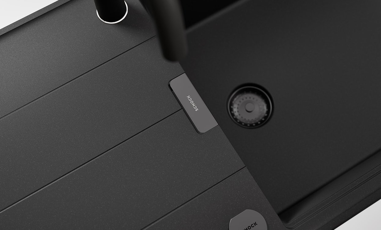 SCHOCK CRISTADUR® Küchenspüle und Armatur