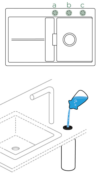 Installation options for Soap Dispensers